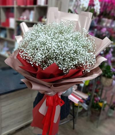 Букет цветов из: Гипсофила в Саянский