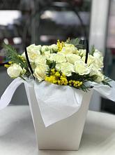 Цветочная композиция из Розы  в Саянский